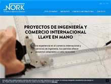 Tablet Screenshot of nork.es